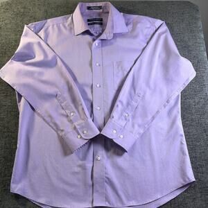 Forsyth of Canada Inc Non Iron Taylored Fit Mens Button Down Shirt 16 1/2 32/33